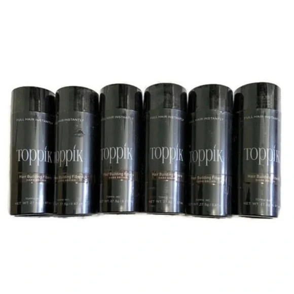 Toppikhair building fibers 27.5 gr lot of 6 bottles weekend sale
